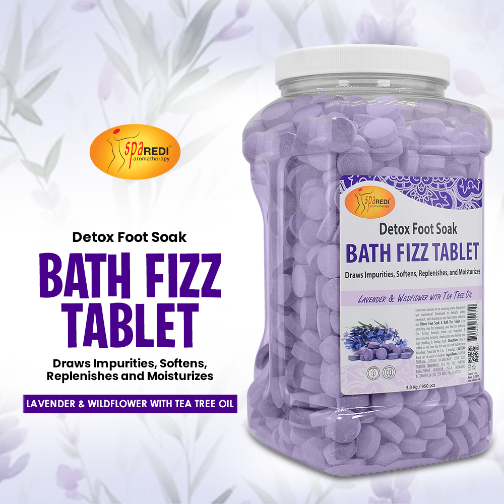 SPA REDI Mandarin Bath Fizz Tablets 950 count 128 oz