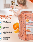 SPA REDI Bath Fizz Tablets - Mandarin Scented - Refreshing Soak for Luxurious Baths - 950 Tablets - 128oz