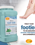 SPA REDI Clay Mask - Detoxifying, Hydrating & Pore Purifying for Body and Pedicure - Beauty Market Online