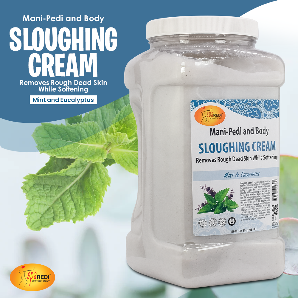 SPA REDI - Foot Cream, Sloughing Lotion - Exfoliating Pedicure Foot Care for Dry Cracked Feet - Beauty Market Online