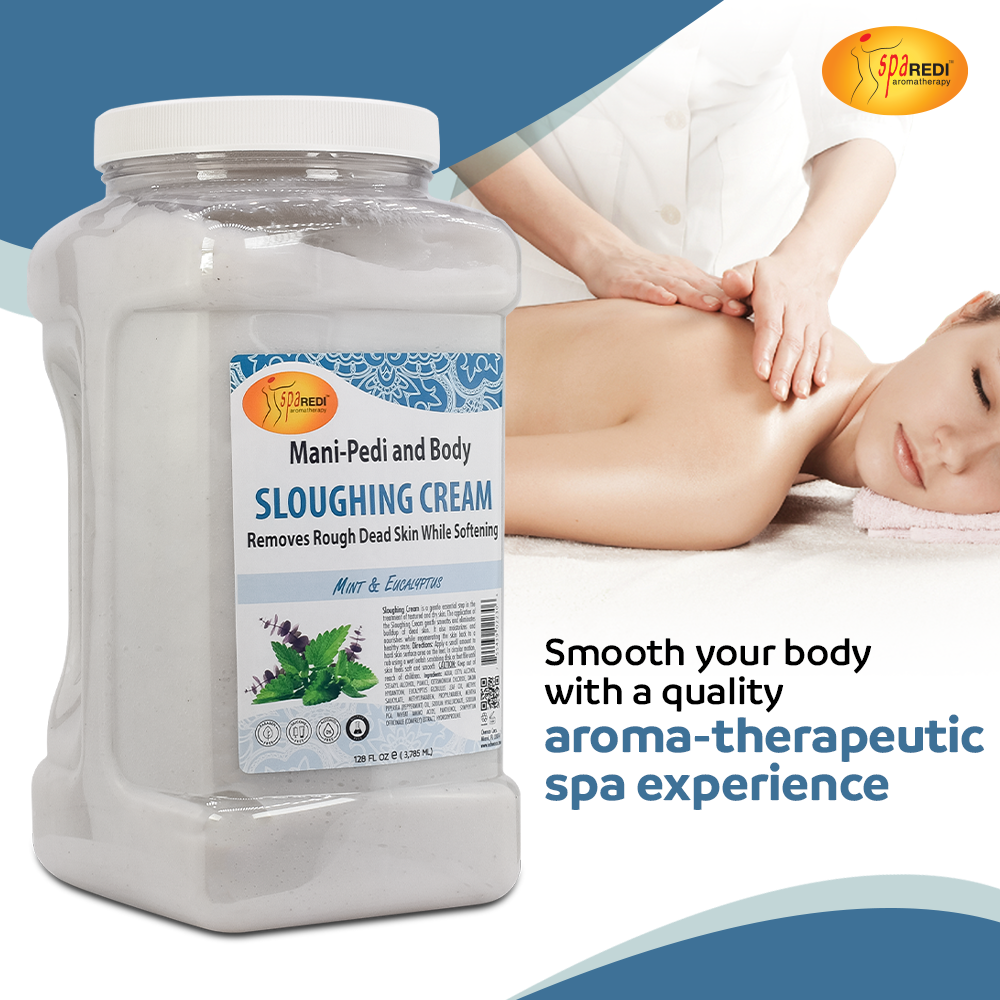 SPA REDI - Foot Cream, Sloughing Lotion - Exfoliating Pedicure Foot Care for Dry Cracked Feet - Beauty Market Online