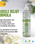 SPA REDI Massage Oil - Soothing Relief for Sore Muscles & Hydrated Skin - Beauty Market Online