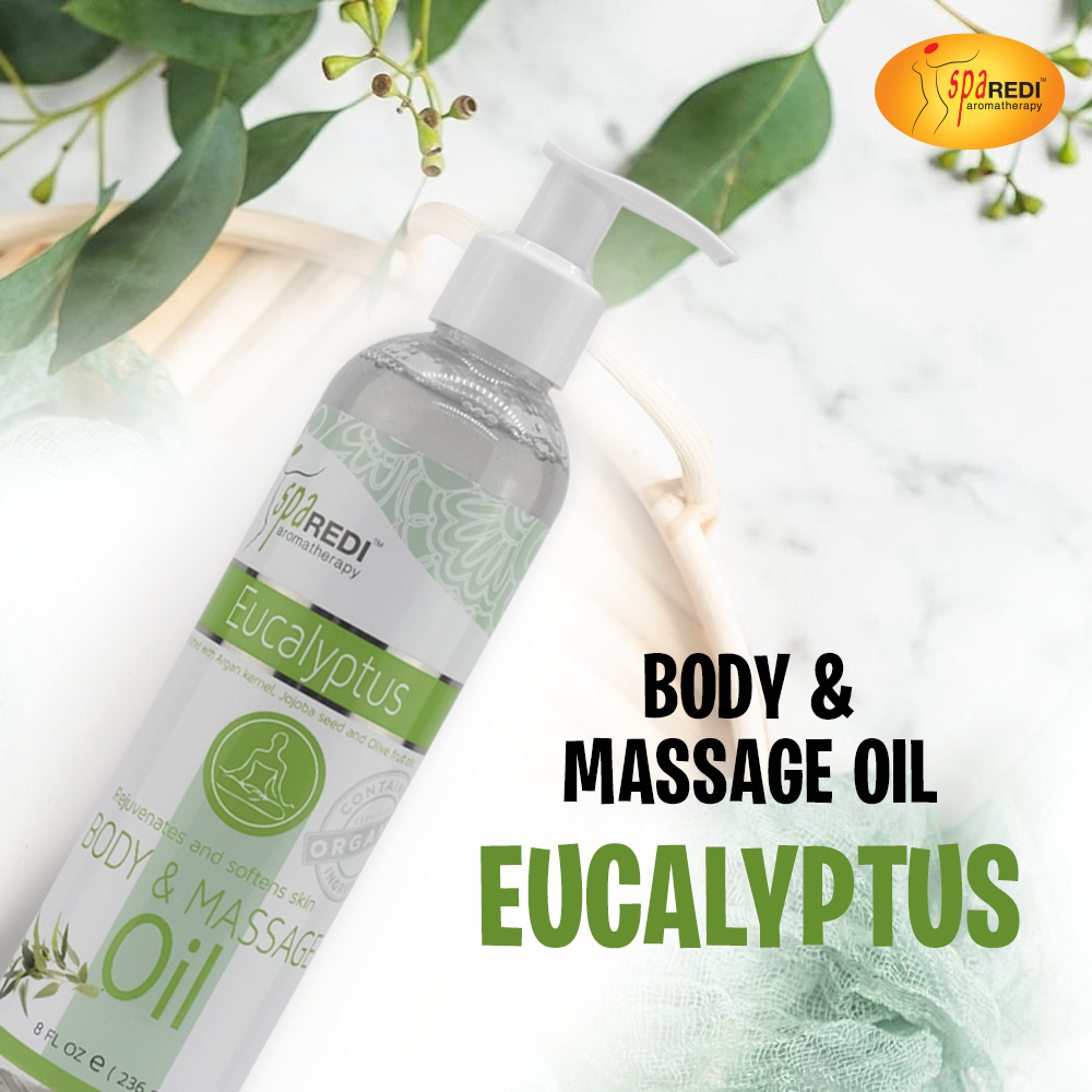 SPA REDI Massage Oil - Soothing Relief for Sore Muscles & Hydrated Skin - Beauty Market Online