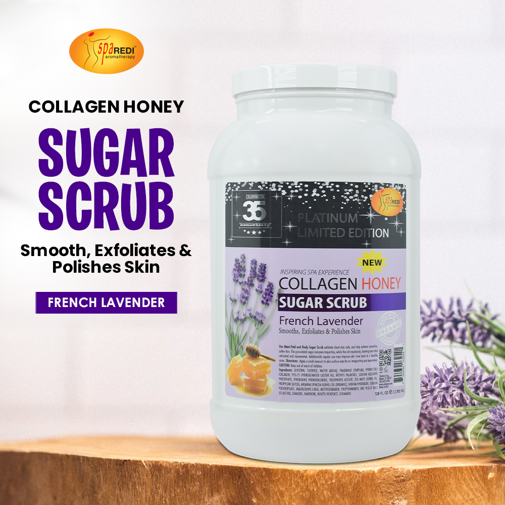 SPA REDI Sugar Scrub - Exfoliating & Moisturizing for Glowing, Smooth Skin - Beauty Market Online