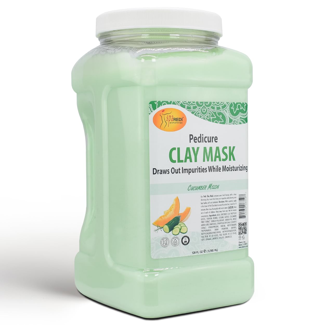 SPA REDI Clay Mask - Detoxifying, Hydrating & Pore Purifying for Body and Pedicure - Beauty Market Online