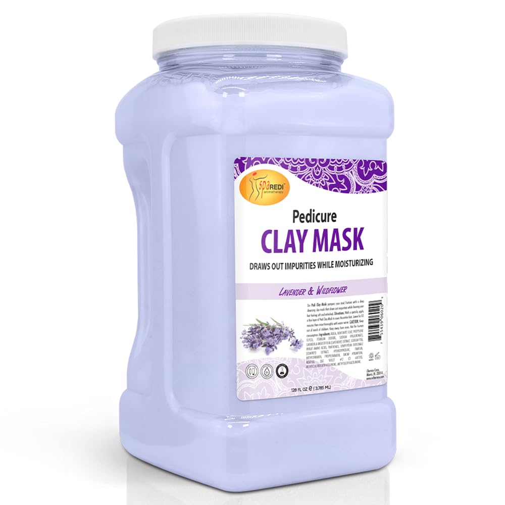 SPA REDI Clay Mask - Detoxifying, Hydrating & Pore Purifying for Body and Pedicure - Beauty Market Online