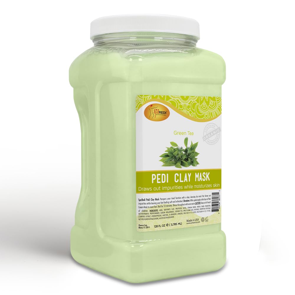 SPA REDI Clay Mask - Detoxifying, Hydrating & Pore Purifying for Body and Pedicure - Beauty Market Online