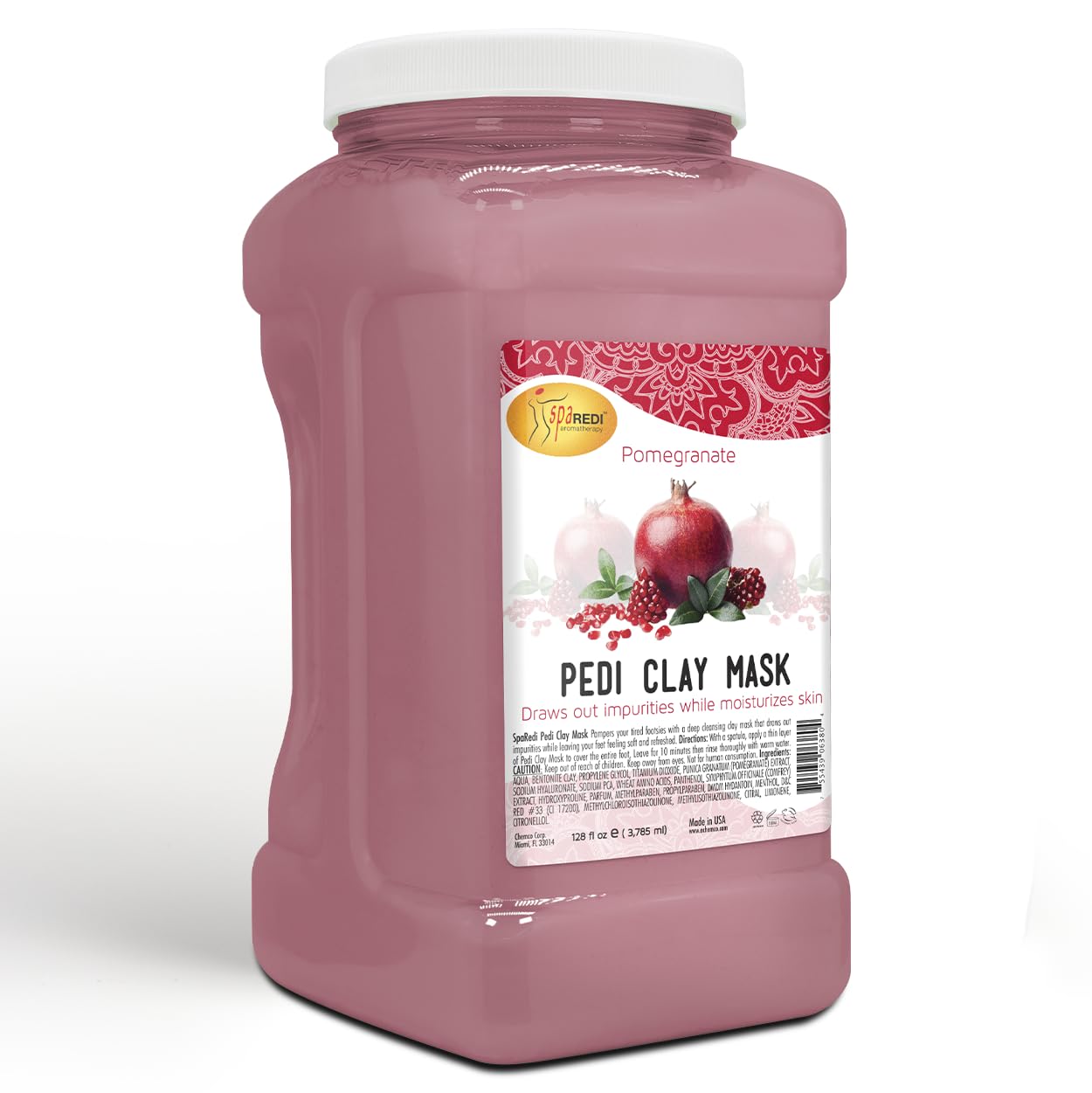 SPA REDI Clay Mask - Detoxifying, Hydrating & Pore Purifying for Body and Pedicure - Beauty Market Online