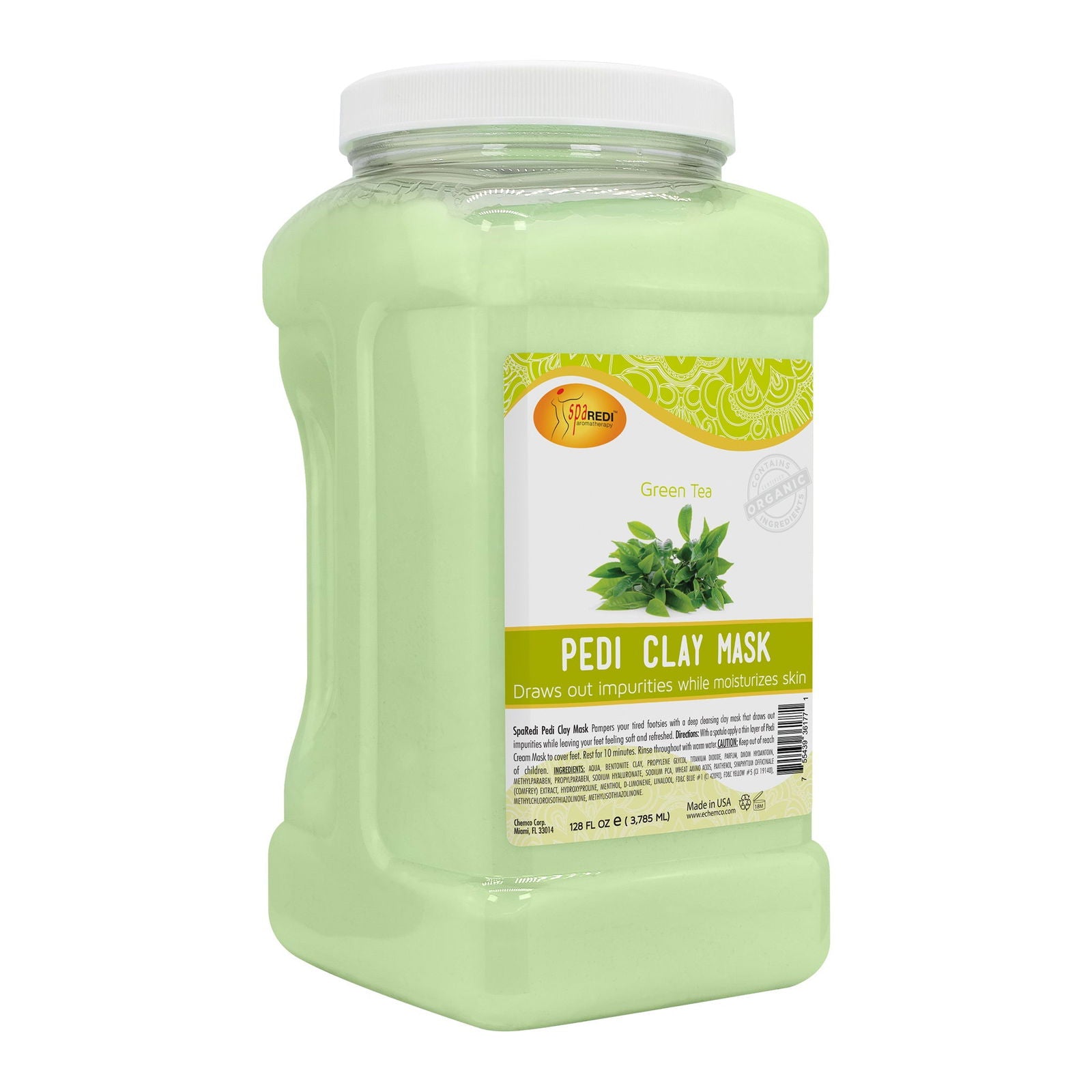 SPA REDI Clay Mask - Detoxifying, Hydrating & Pore Purifying for Body and Pedicure - Beauty Market Online