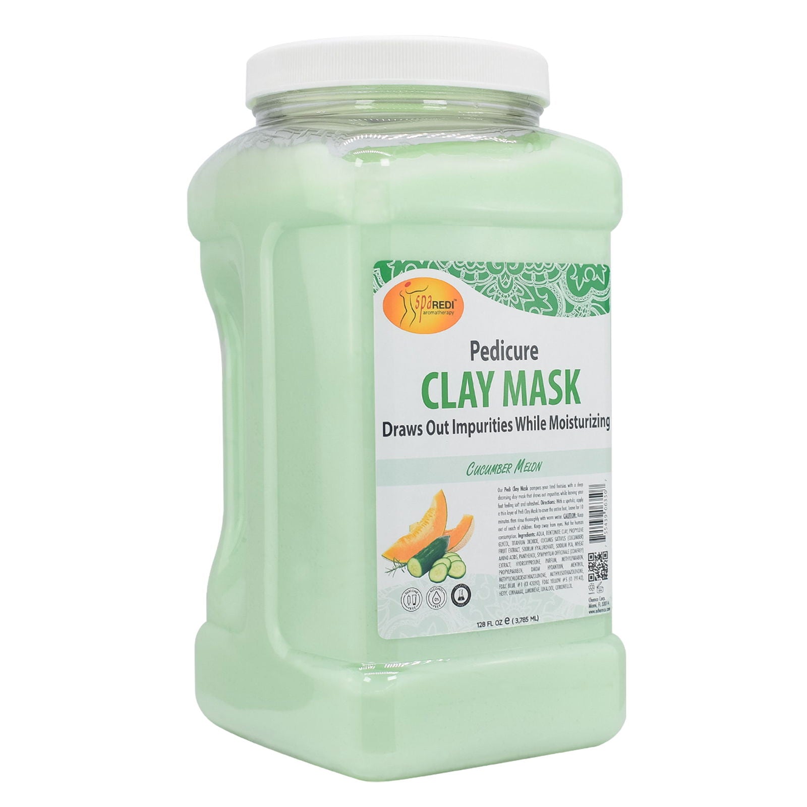 SPA REDI Clay Mask - Detoxifying, Hydrating & Pore Purifying for Body and Pedicure - Beauty Market Online