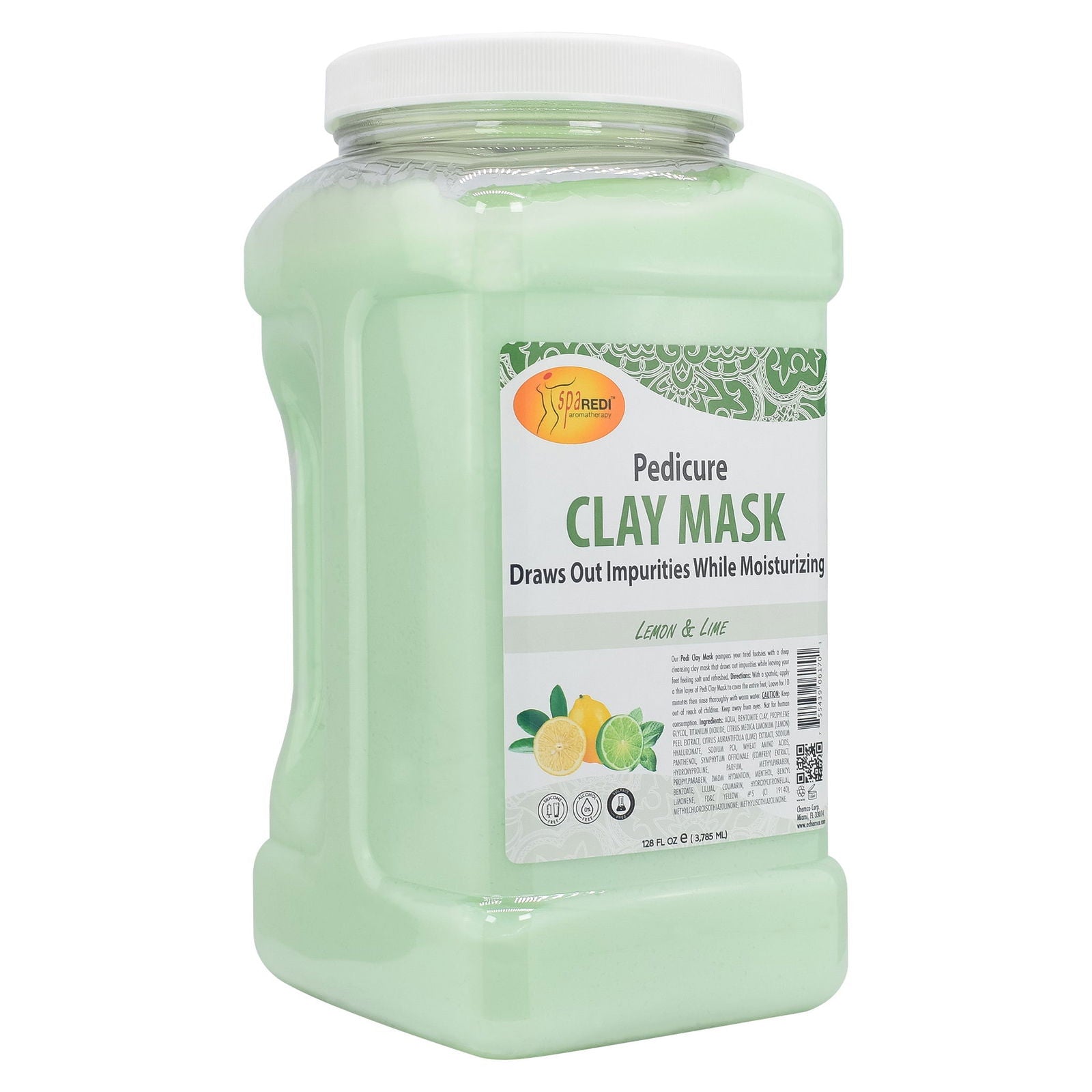 SPA REDI Clay Mask - Detoxifying, Hydrating & Pore Purifying for Body and Pedicure - Beauty Market Online
