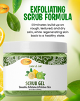 SPA REDI Exfoliating Scrub Pumice Gel - Hydrating Body Exfoliator with Hyaluronic Acid - Refresh & Revitalize - Beauty Market Online