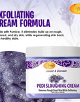 SPA REDI Foot Cream - Lavender & Wildflower - Exfoliate & Soothe - 16 oz
