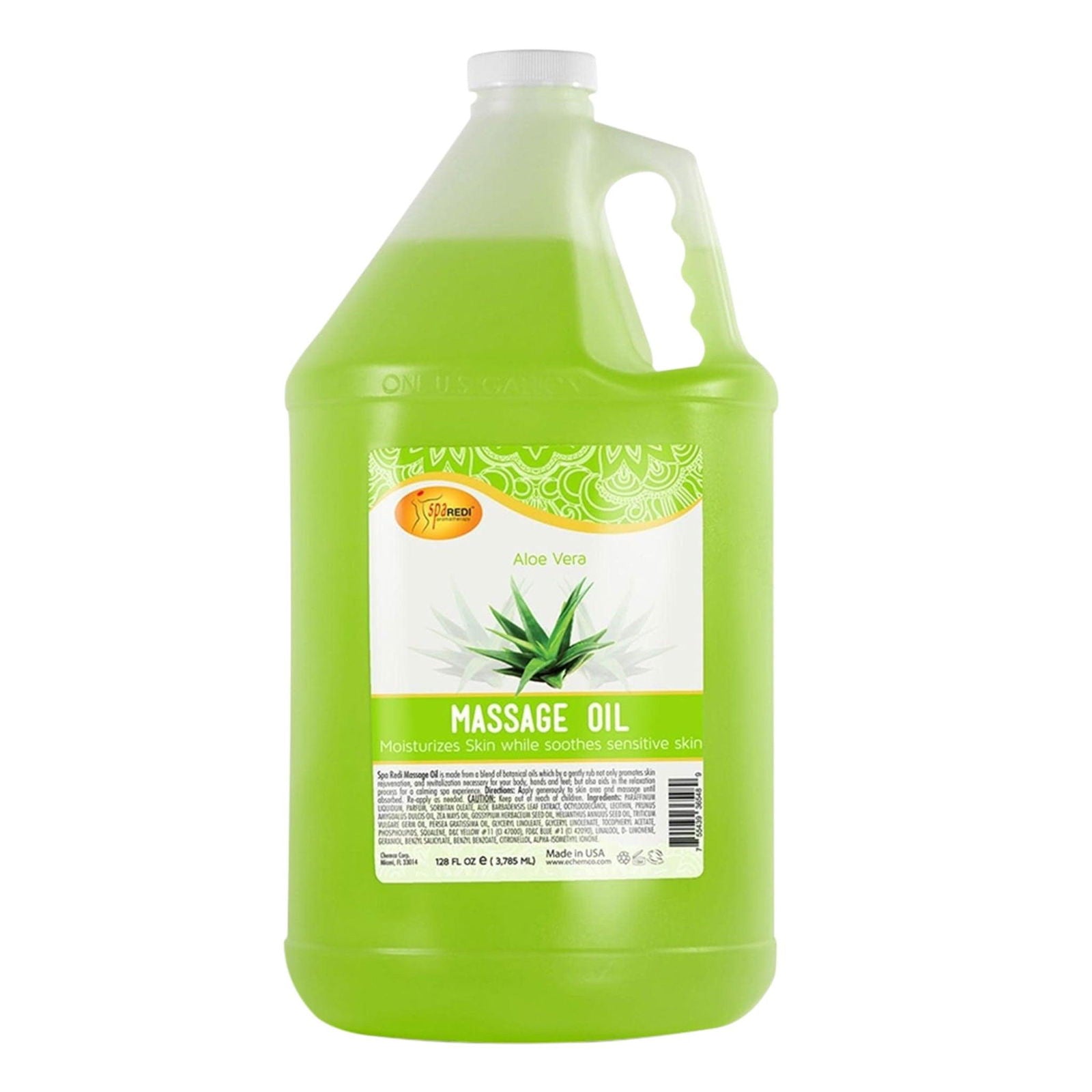 SPA REDI Aloe Vera Massage Oil 128 oz
