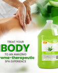 SPA REDI Aloe Vera Massage Oil 128 oz