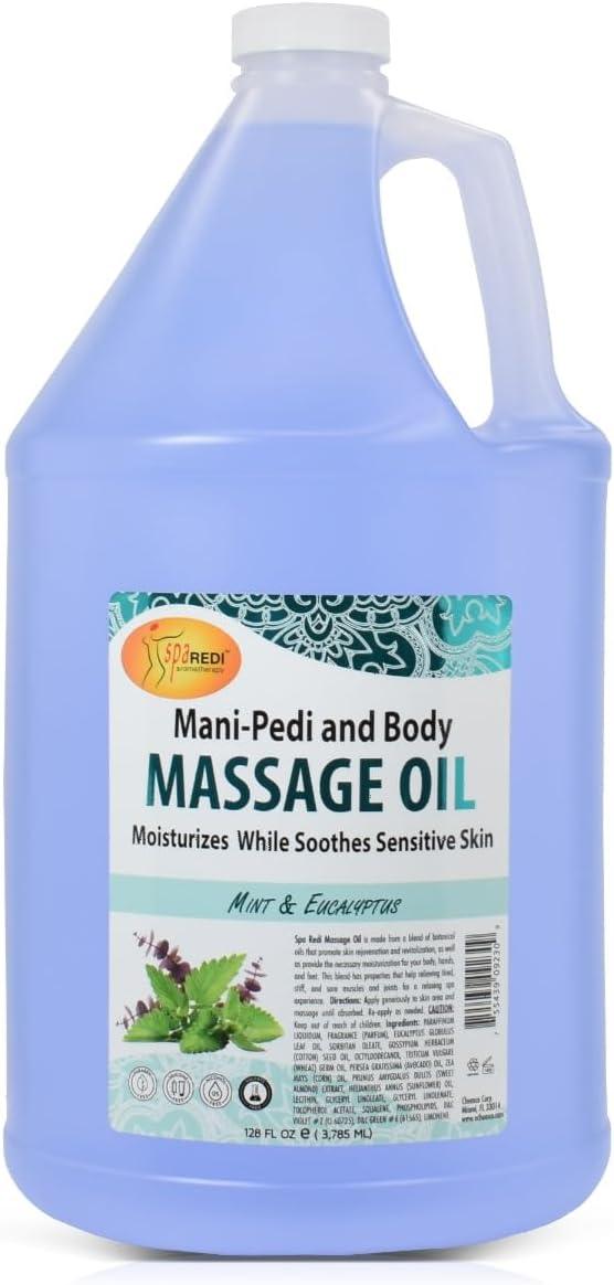SPA REDI Massage Oil - Soothing Relief for Sore Muscles & Hydrated Skin - Beauty Market Online