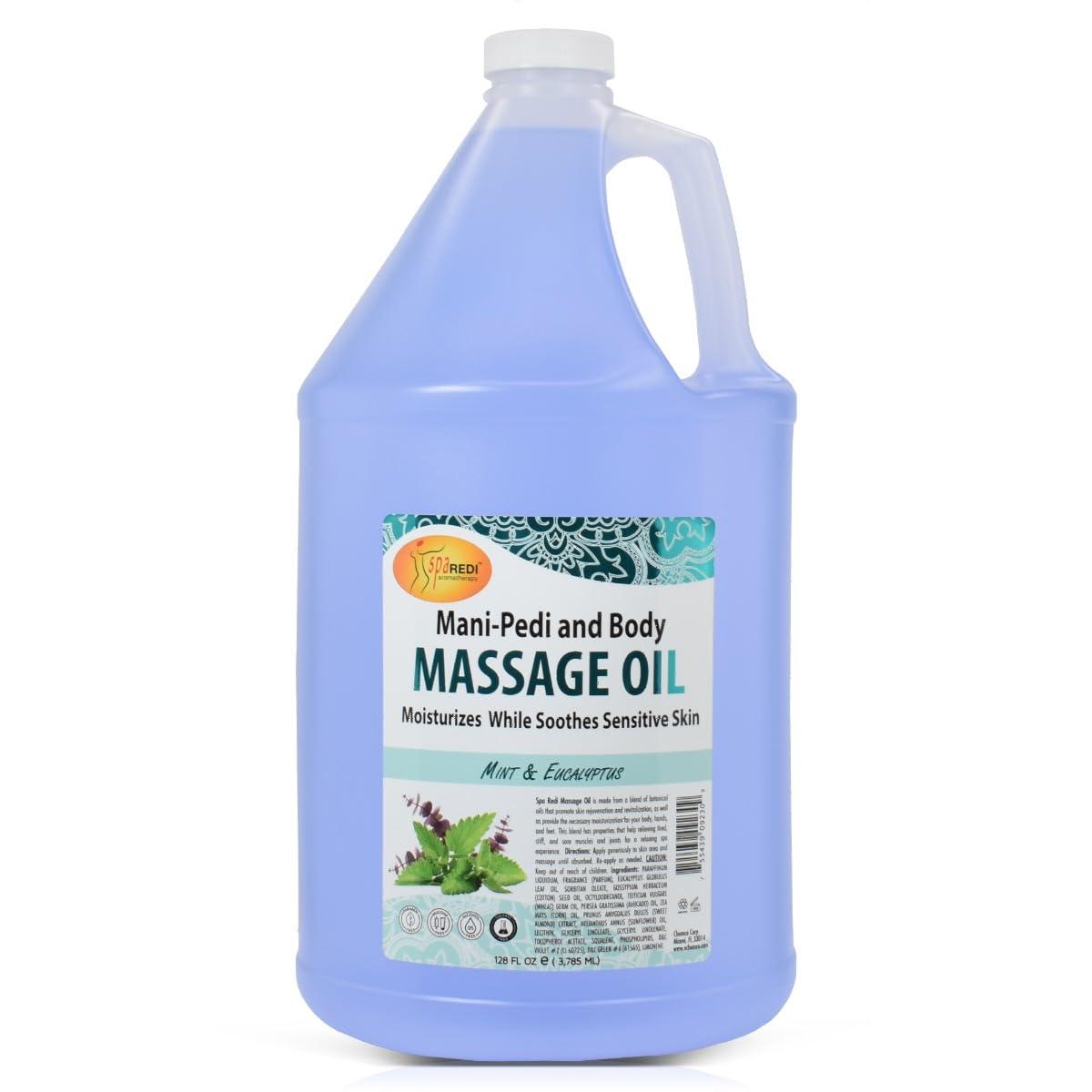 SPA REDI Massage Oil - Soothing Relief for Sore Muscles & Hydrated Skin - Beauty Market Online