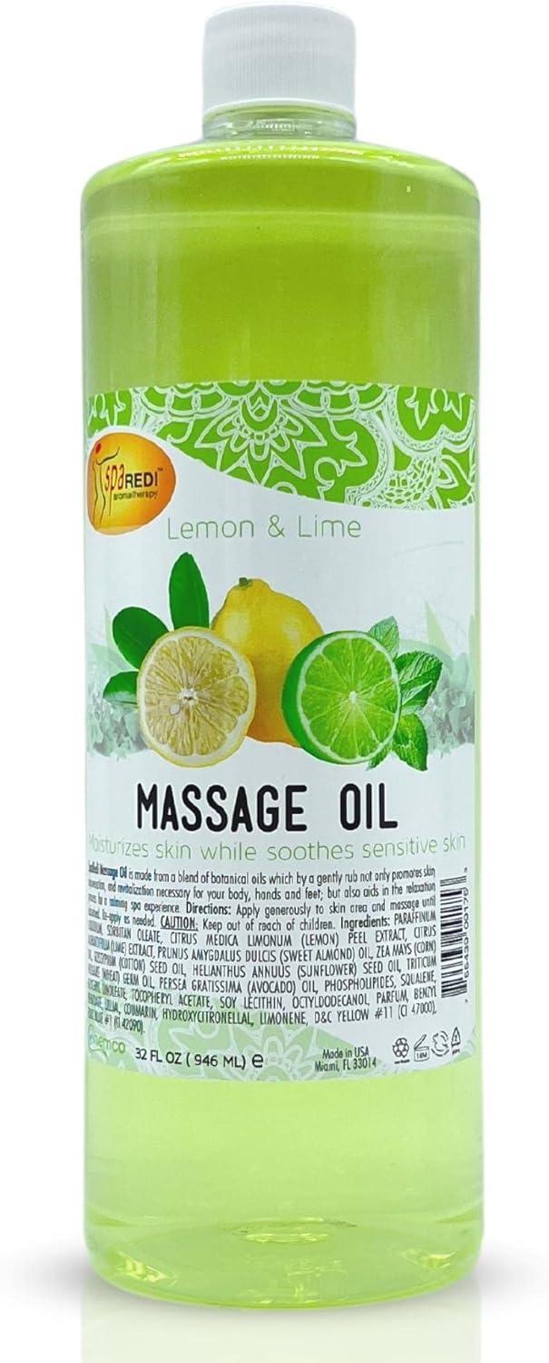SPA REDI Massage Oil - Soothing Relief for Sore Muscles & Hydrated Skin - Beauty Market Online