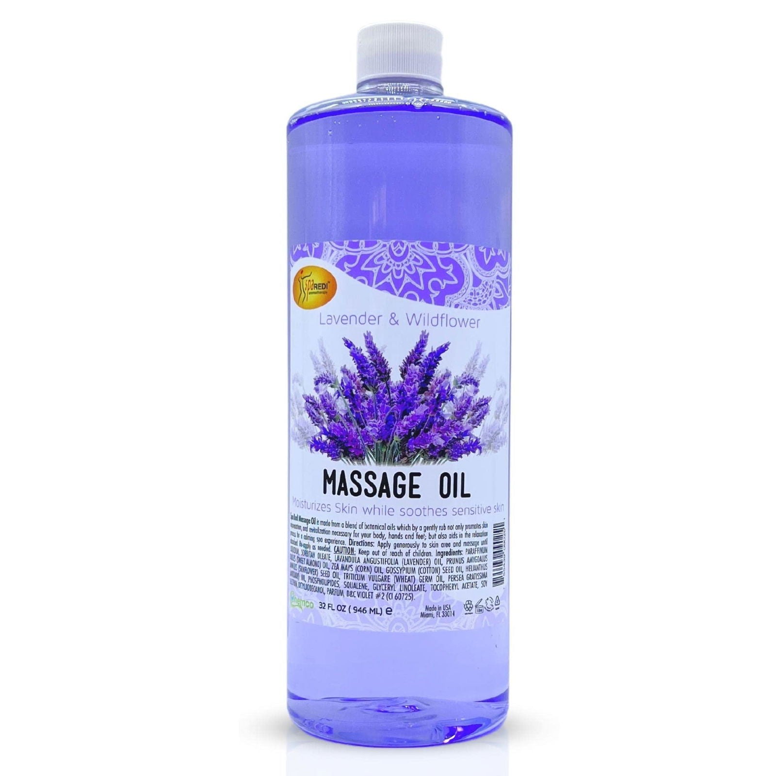 SPA REDI Massage Oil - Soothing Relief for Sore Muscles & Hydrated Skin - Beauty Market Online