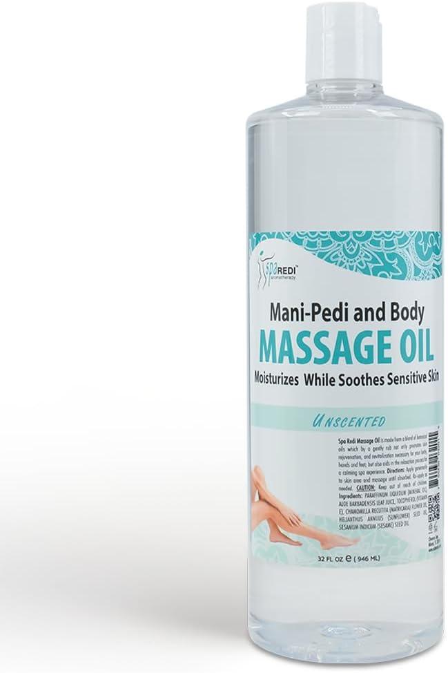 SPA REDI Massage Oil - Soothing Relief for Sore Muscles & Hydrated Skin - Beauty Market Online