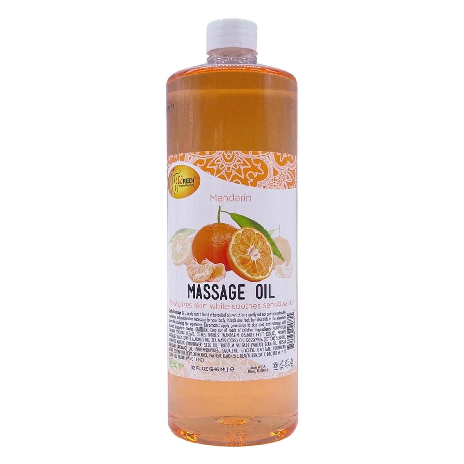 SPA REDI Massage Oil - Soothing Relief for Sore Muscles & Hydrated Skin - Beauty Market Online