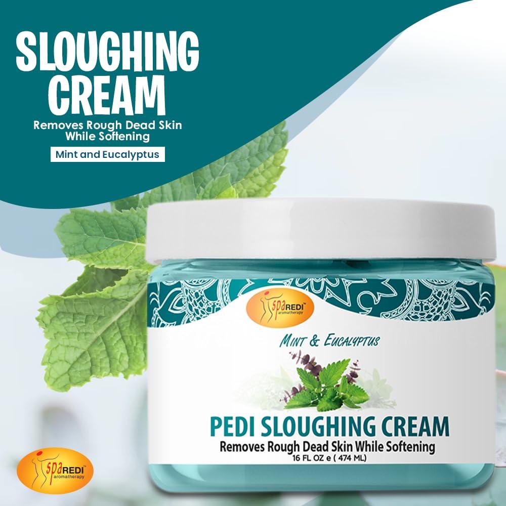SPA REDI Sloughing Cream Mint & Eucalyptus 16 oz