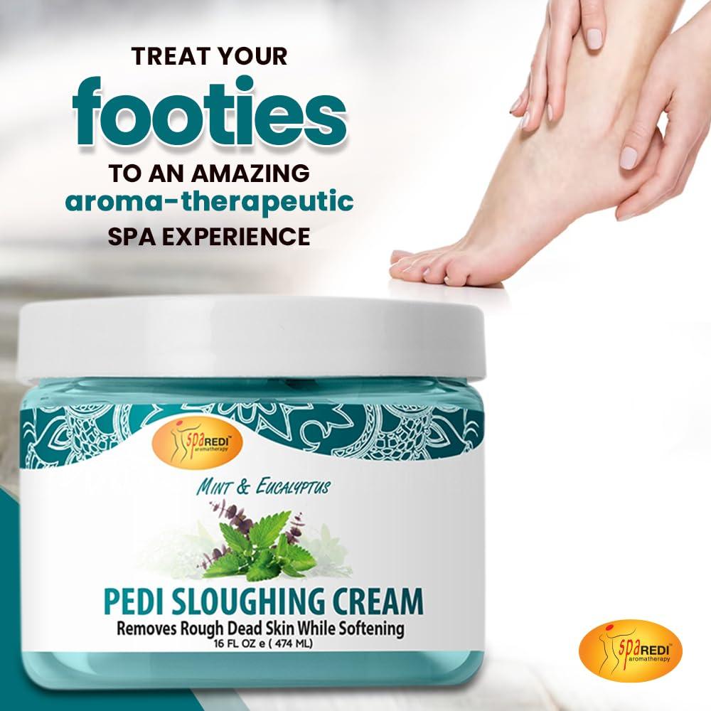 SPA REDI Sloughing Cream Mint & Eucalyptus 16 oz