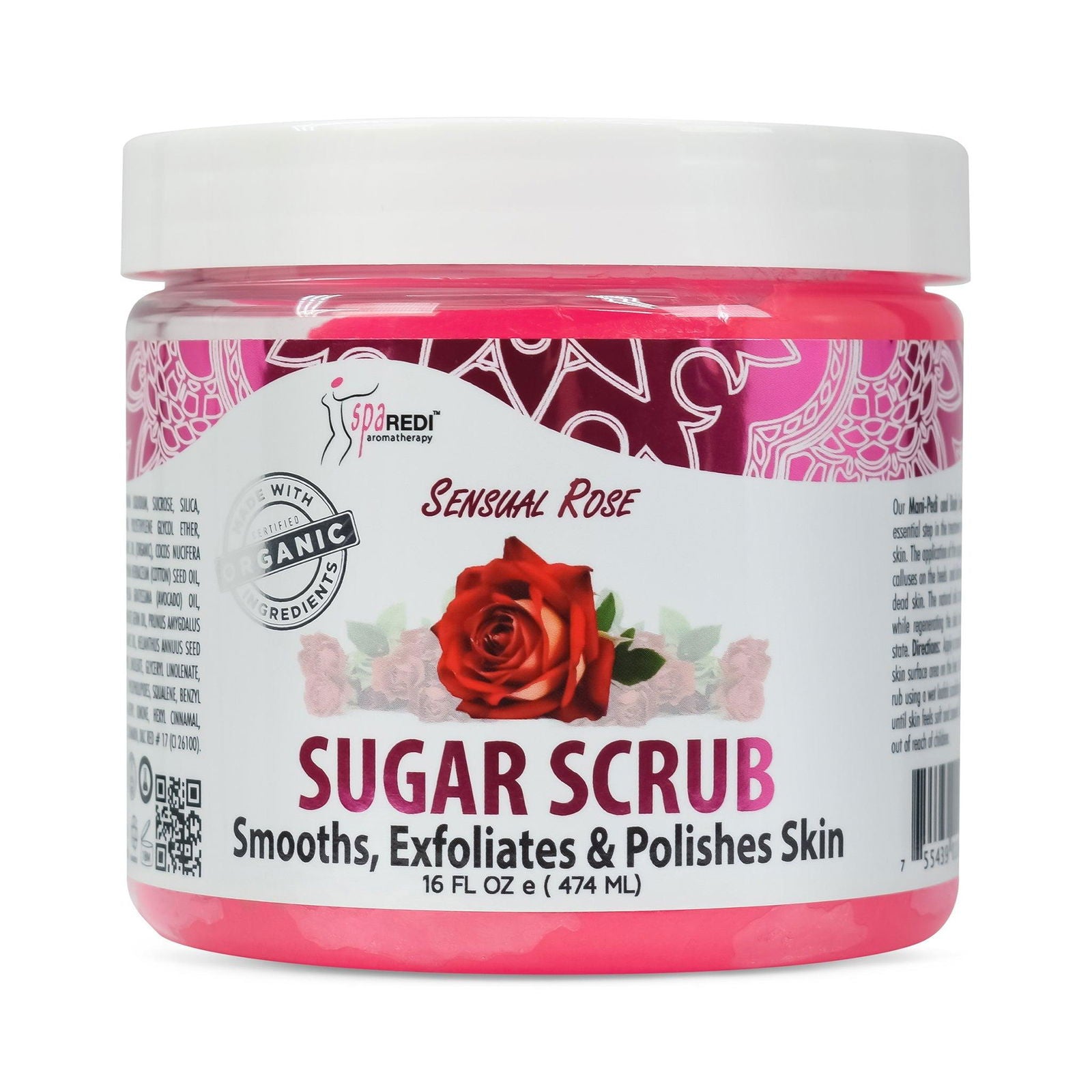 SPA REDI Sugar Body Scrub - Exfoliating & Moisturizing for Smooth, Fresh Skin - Beauty Market Online