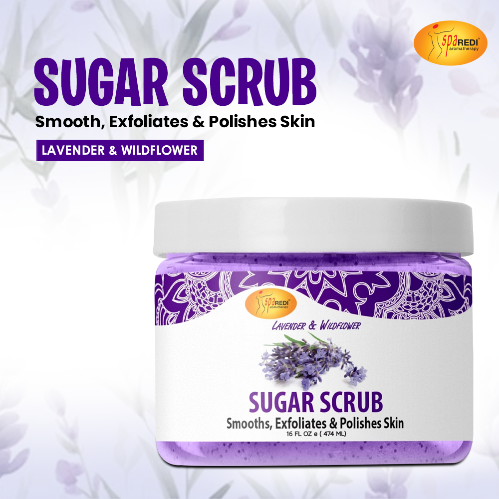 SPA REDI Sugar Body Scrub - Exfoliating & Moisturizing for Smooth, Fresh Skin - Beauty Market Online