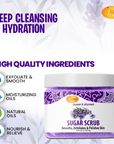 SPA REDI Sugar Body Scrub - Exfoliating & Moisturizing for Smooth, Fresh Skin - Beauty Market Online
