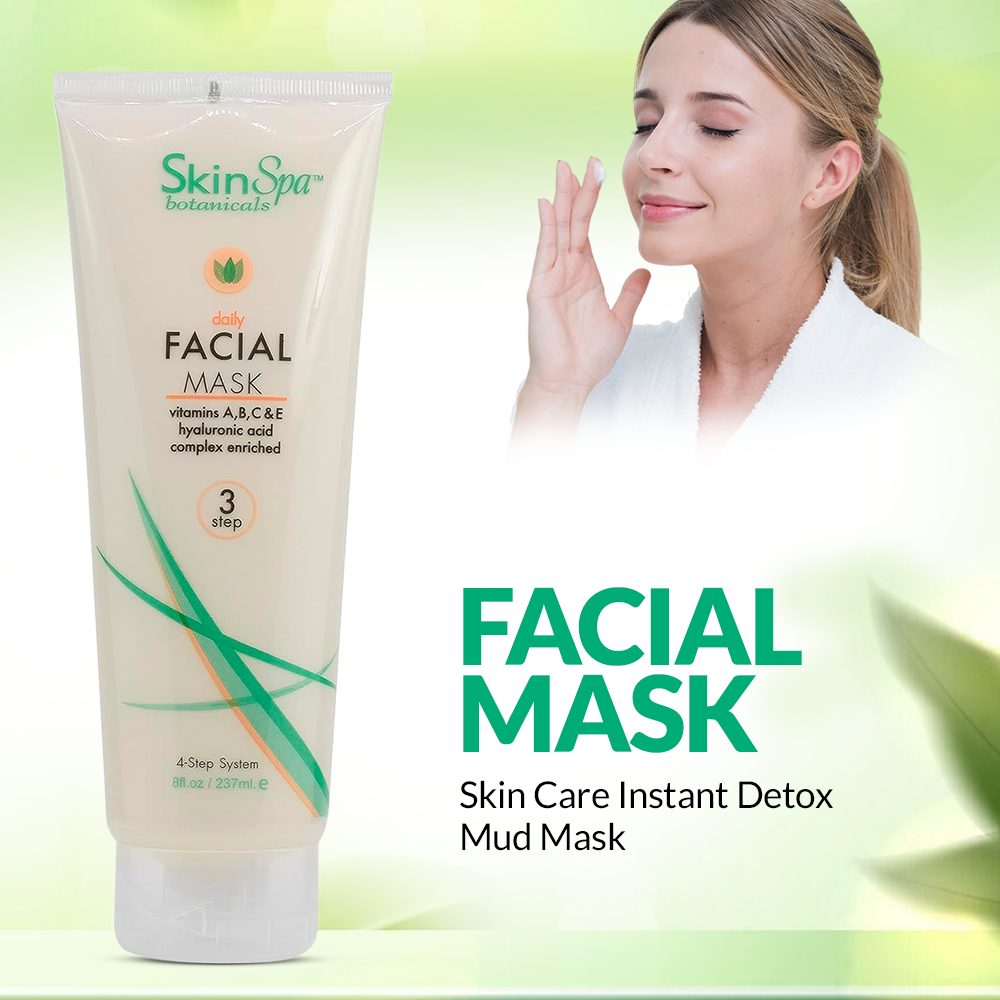 SKIN SPA Clay Face Mask - Instant Detox Mud Mask
