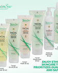 SKIN SPA Facial Cleanser Set with aloe vera 8 oz