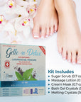 SPA REDI Gel Pedicure Kit - Luxurious Home Spa Treatment - Lavender & Rosemary, Icy Mint - Beauty Market Online