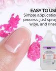 PRO NAIL Brush Cleaner - Deep Cleansing Formula for Brushes - 128 Oz