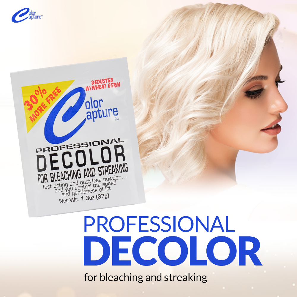 COLOR CAPTURE Hair Bleach Powder - Blue - For Bleaching & Streaking - Professional Use - Beauty Market Online