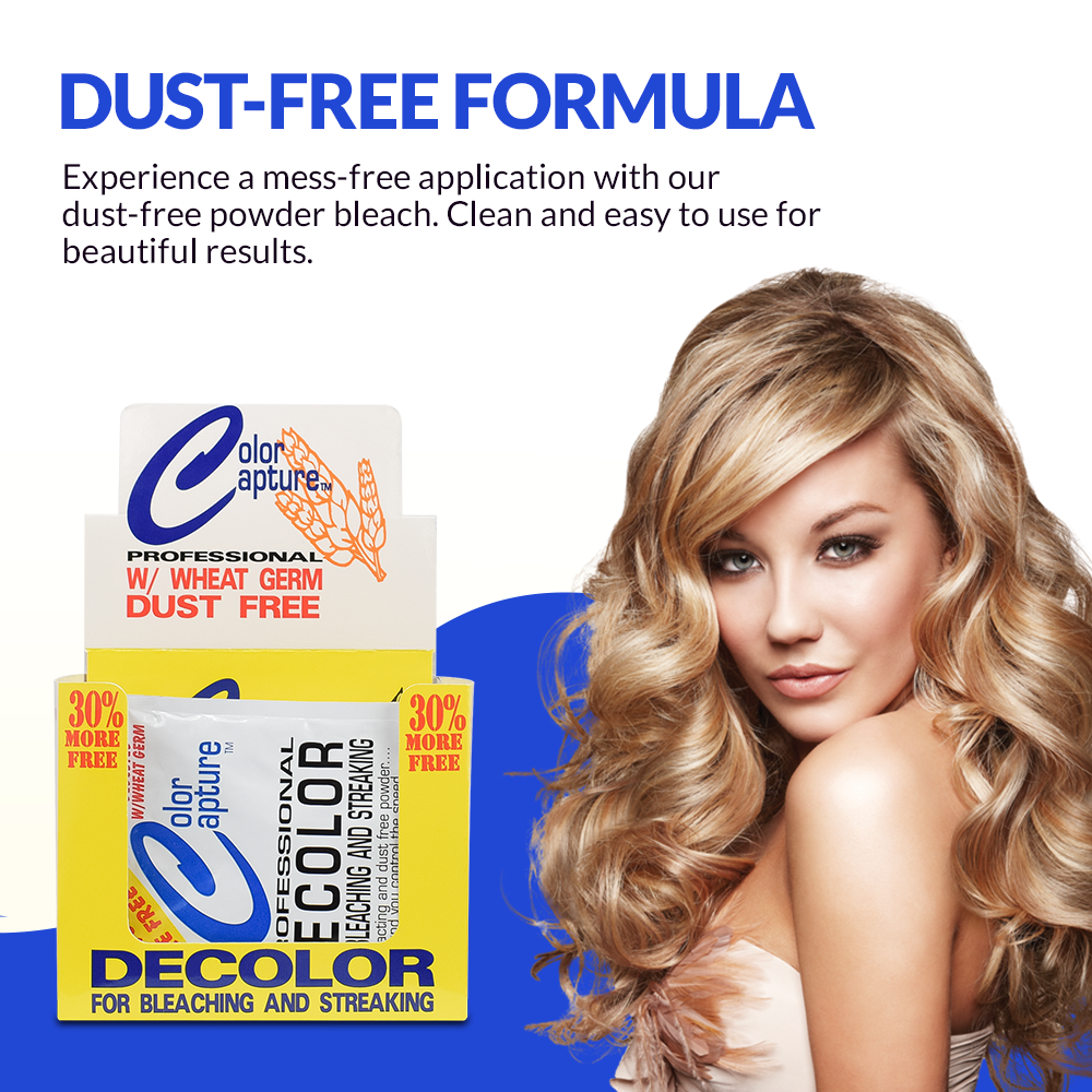 COLOR CAPTURE Hair Bleach Powder - Blue - For Bleaching & Streaking - Professional Use - Beauty Market Online