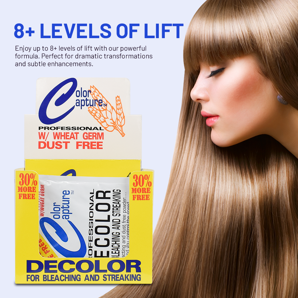 COLOR CAPTURE Hair Bleach Powder - Blue - For Bleaching & Streaking - Professional Use - Beauty Market Online