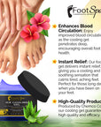 Foot Spa Massage Cooling Gel – Professional Strength Ice Cooling Therapy for Pedicure & Foot Care – Infused with Menthol, Camphor, Peppermint & Eucalyptus Oil for Soothing Relief & Refreshing Hydration - Beauty Market Online