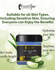 Foot Spa Massage Cooling Gel – Professional Strength Ice Cooling Therapy for Pedicure & Foot Care – Infused with Menthol, Camphor, Peppermint & Eucalyptus Oil for Soothing Relief & Refreshing Hydration - Beauty Market Online