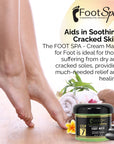 Foot Spa Cream Mask – 128oz Bulk Refill Gallon with Peppermint & Eucalyptus Oil – Hydrating Pedicure & Massage Treatment for Tired Feet & Body – Infused with Hyaluronic Acid, Amino Acids & Panthenol - Beauty Market Online