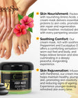 Foot Spa Cream Mask – 128oz Bulk Refill Gallon with Peppermint & Eucalyptus Oil – Hydrating Pedicure & Massage Treatment for Tired Feet & Body – Infused with Hyaluronic Acid, Amino Acids & Panthenol - Beauty Market Online