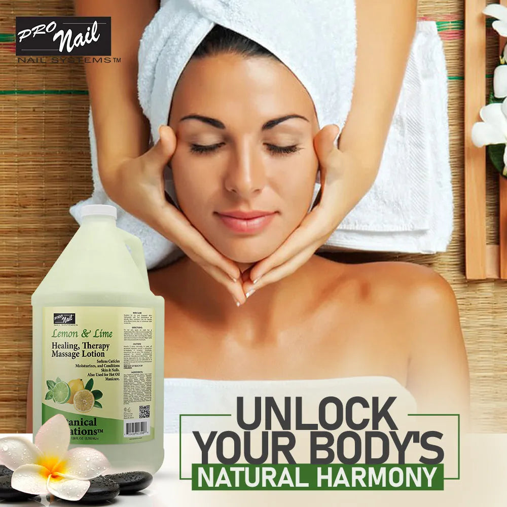 PRO NAIL Healing Therapy Massage Lotion - Nourishes & Moisturizes Skin, Perfect for Pedicure, Manicure & Body Care - Beauty Market Online