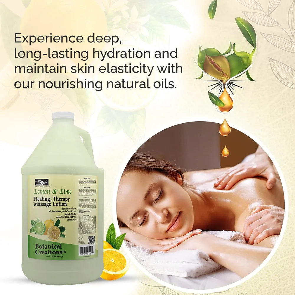 PRO NAIL Healing Therapy Massage Lotion - Nourishes & Moisturizes Skin, Perfect for Pedicure, Manicure & Body Care - Beauty Market Online