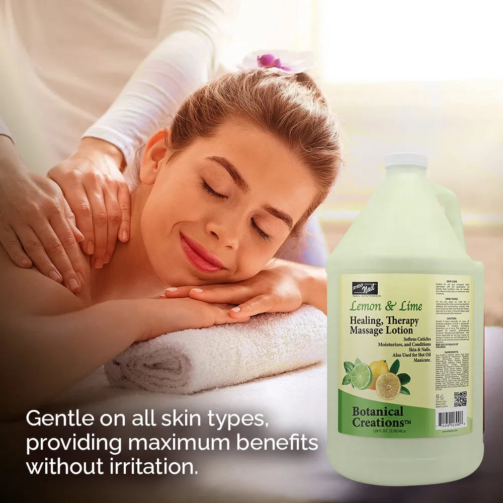 PRO NAIL Healing Therapy Massage Lotion - Nourishes & Moisturizes Skin, Perfect for Pedicure, Manicure & Body Care - Beauty Market Online