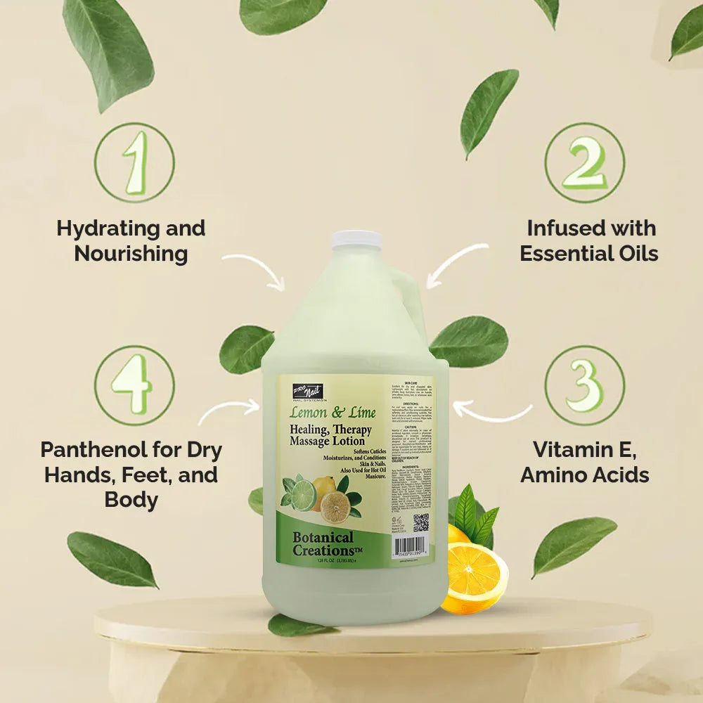 PRO NAIL Healing Therapy Massage Lotion - Nourishes & Moisturizes Skin, Perfect for Pedicure, Manicure & Body Care - Beauty Market Online