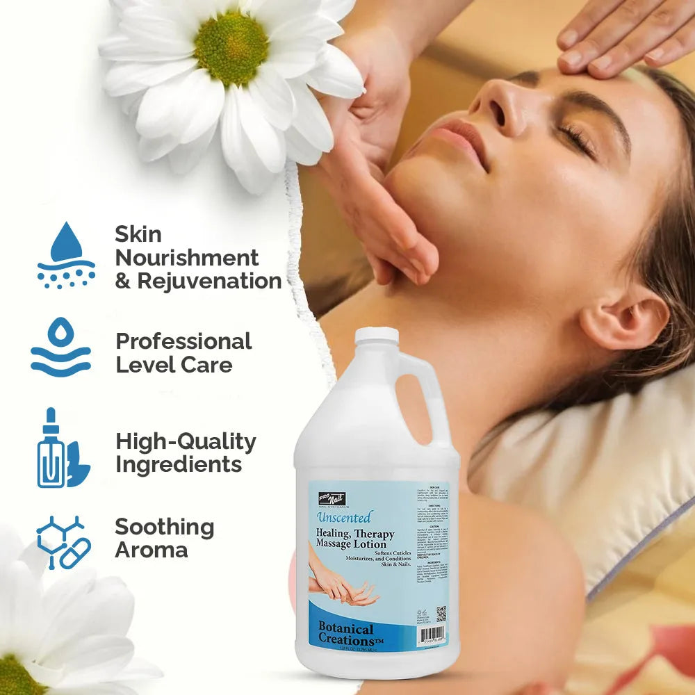 PRO NAIL Healing Therapy Massage Lotion - Nourishes & Moisturizes Skin, Perfect for Pedicure, Manicure & Body Care - Beauty Market Online