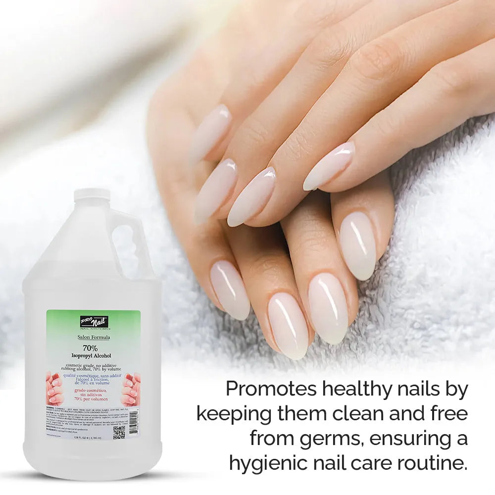 PRO NAIL Isopropyl Alcohol - Cleans, Sanitizes, and Disinfects with Antiseptic Properties - Beauty Market Online