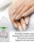 PRO NAIL Isopropyl Alcohol - Cleans, Sanitizes, and Disinfects with Antiseptic Properties - Beauty Market Online