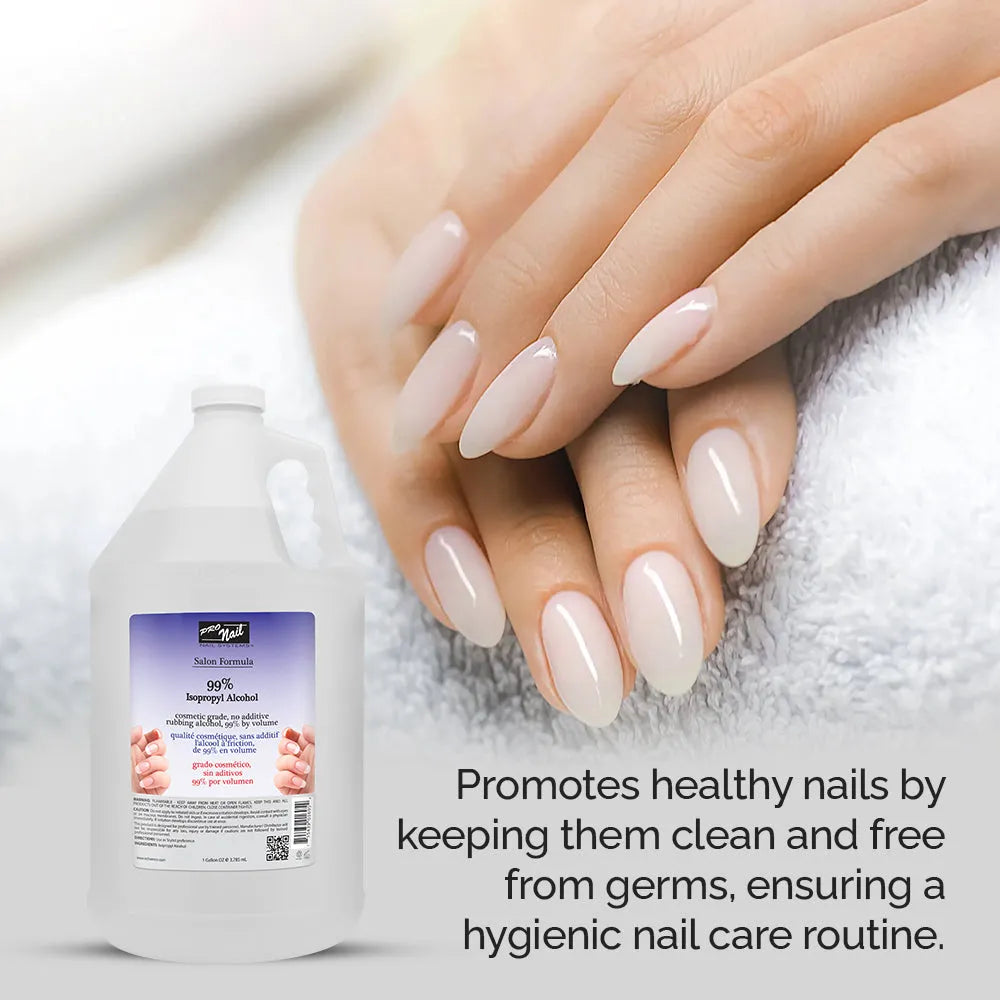 PRO NAIL Isopropyl Alcohol - Cleans, Sanitizes, and Disinfects with Antiseptic Properties - Beauty Market Online