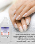 PRO NAIL Isopropyl Alcohol - Cleans, Sanitizes, and Disinfects with Antiseptic Properties - Beauty Market Online
